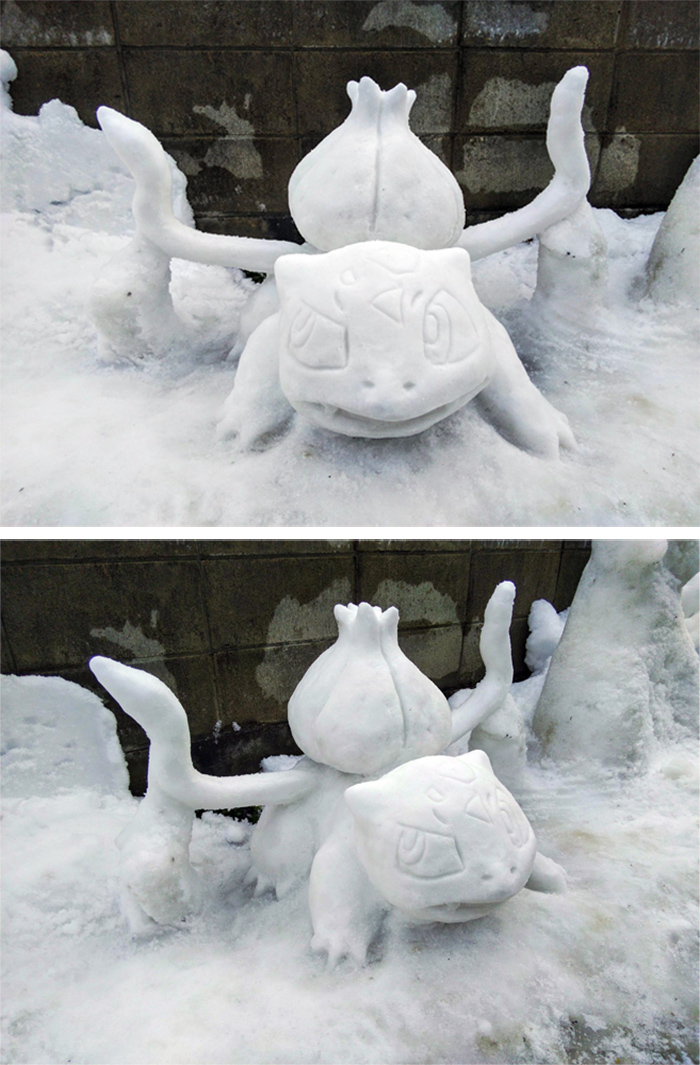 Deretan Karya Dari Salju Yang Menyerupai Karakter Film Ini Bikin Kita Bilang WOW